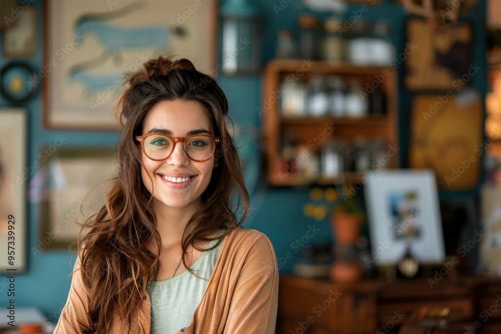 Female Small Business. Portrait of a Successful Businesswoman and Entrepreneur Female Small Business. Portrait of a Successful Businesswoman and Entrepreneur