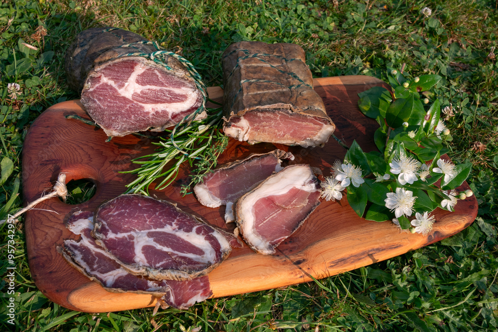 meat on the grill