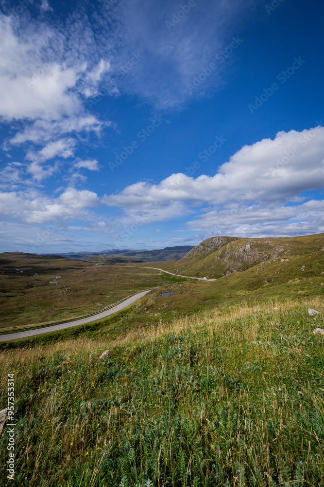 Generate Description
The image shows a grassy hill with a dirt road in Scotland. The landscape includes lush greenery and clouds in the sky. Generate Description
The image shows a grassy hill with a dirt road in Scotland. The landscape includes lush greenery and clouds in the sky.