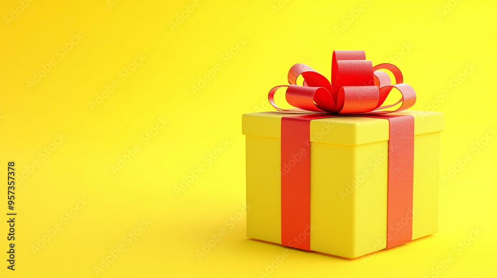 gift box with a blank caption space on the side, ready for customization. The image symbolizes potential, anticipation, and the excitement of unknown surprises gift box with a blank caption space on the side, ready for customization. The image symbolizes potential, anticipation, and the excitement of unknown surprises