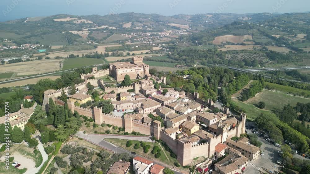 castle of gradara, medieval town., italy castle of gradara, medieval town., italy