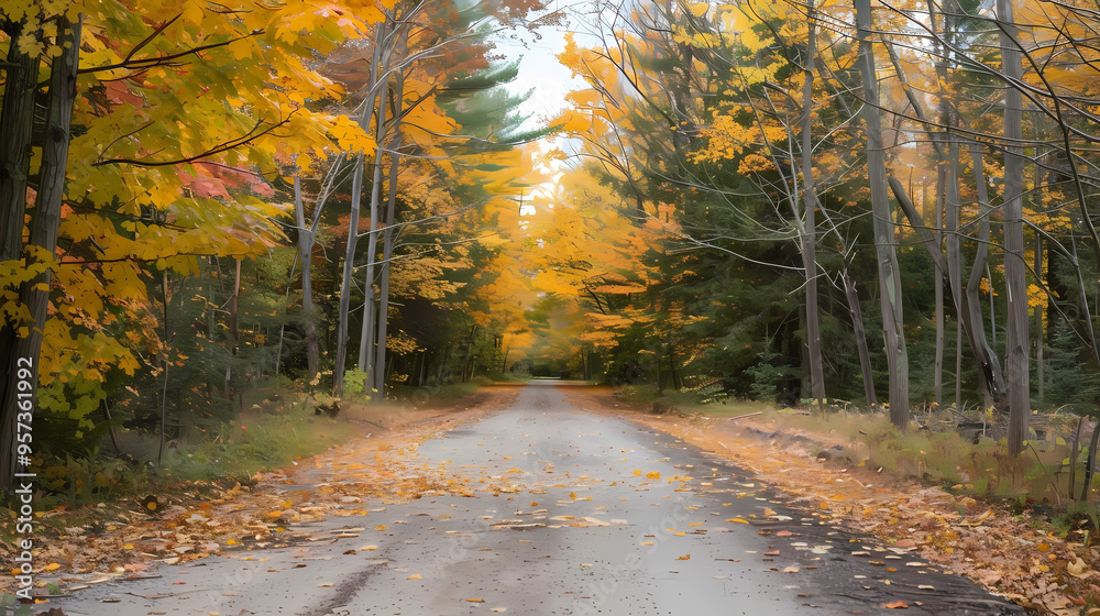 Obraz premium autumn in the forest