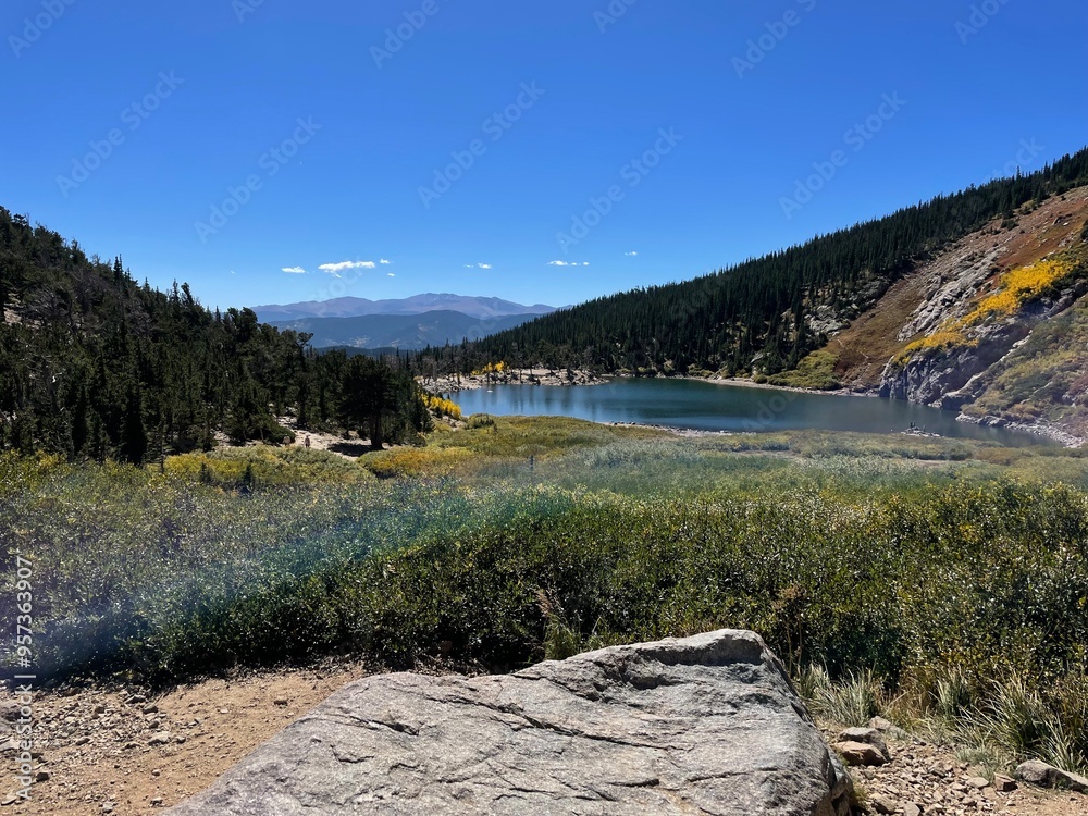 Fototapeta premium lake in the mountains