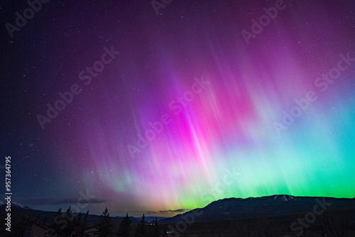 Wallpaper Mural Prismatic Aurora Skies Torontodigital.ca