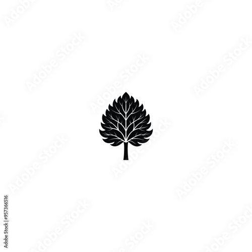 silhouette of a tree