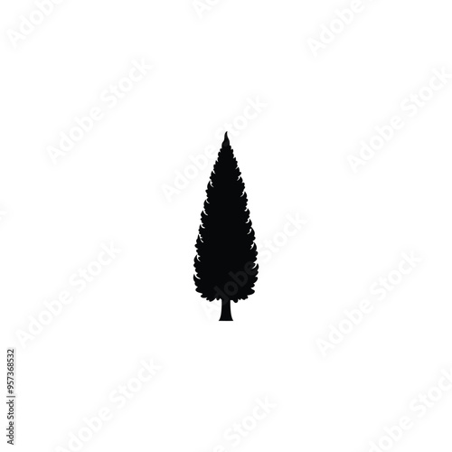 silhouette of a tree