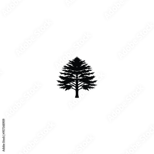 silhouette of a tree