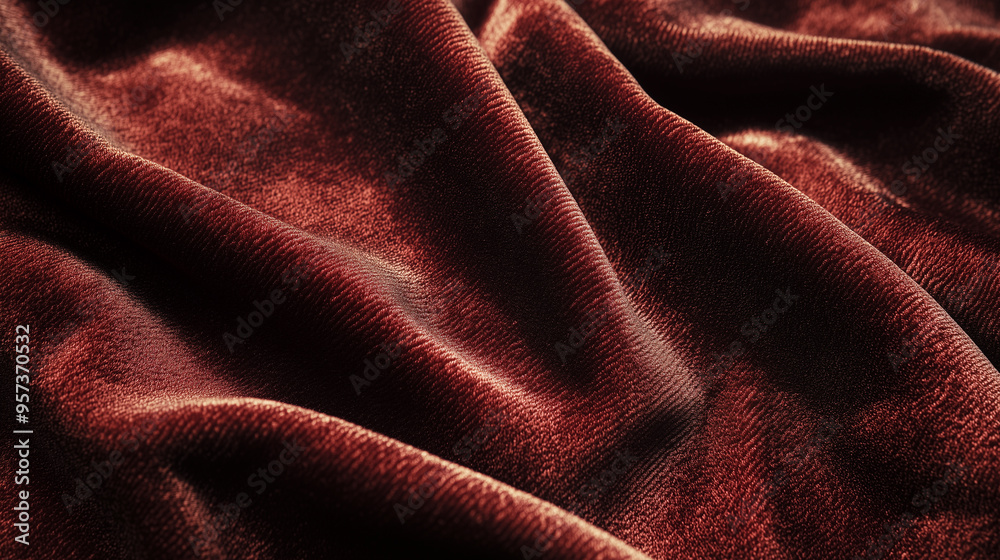 Obraz premium Red velvet texture background