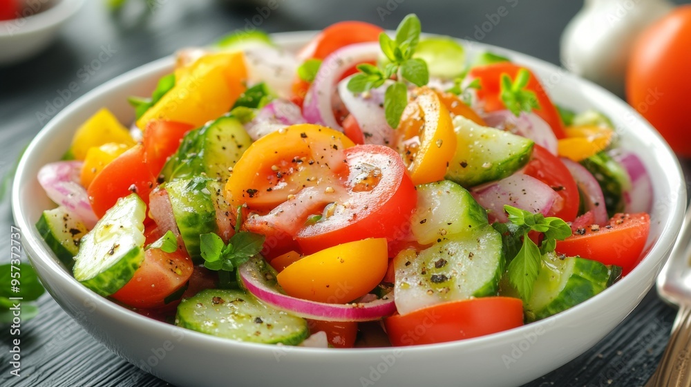 Hungarian national cuisine: Salad 