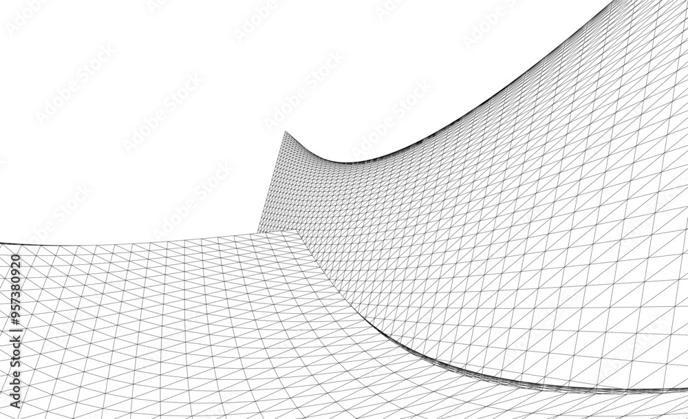 Abstract shape 3d background vector illustration Abstract shape 3d background vector illustration