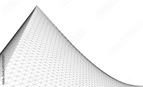 Abstract shape 3d background vector illustration