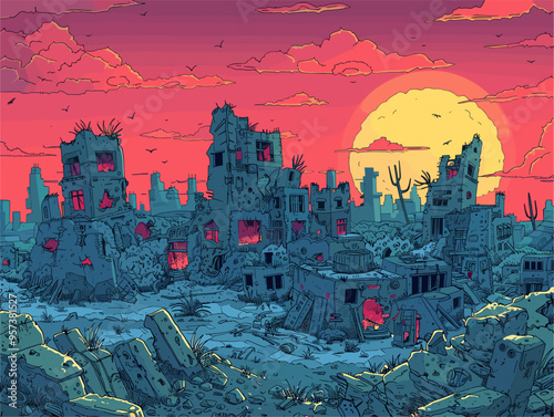 Resilient Amidst Ruins: Survivors in the Post-Apocalyptic Landscape Embark on a Journey of Survival, Resourcefulness, and Renewal