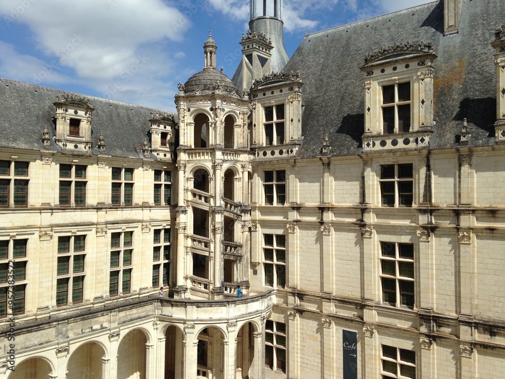 Naklejka premium Beautiful French castle