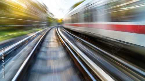 Speed Train Motion Blur