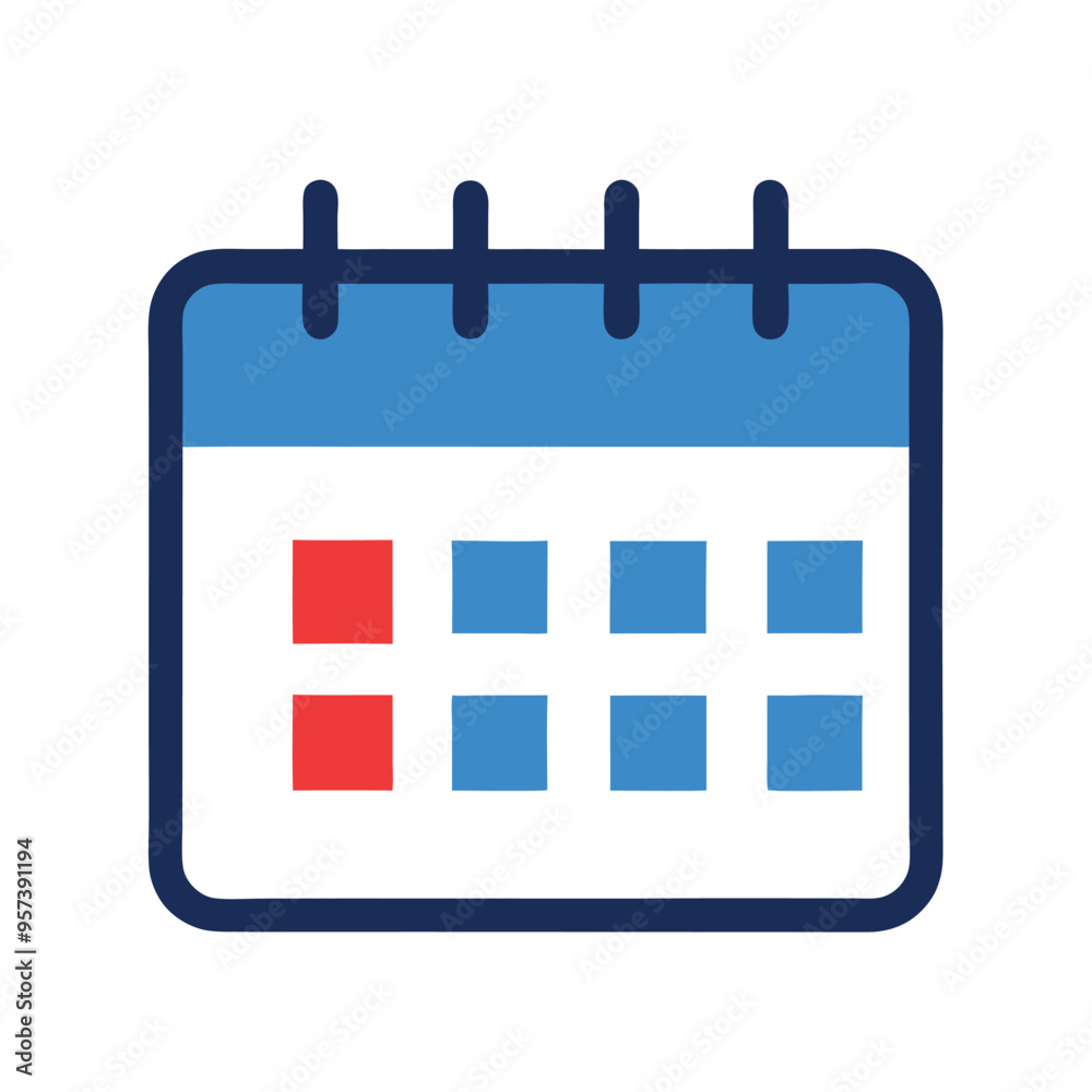 a Calendar icon and blue square black logo icon vector silhouette, a Calendar icon and blue square black logo icon vector silhouette,