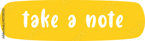 Take A Note Diary Sticker
