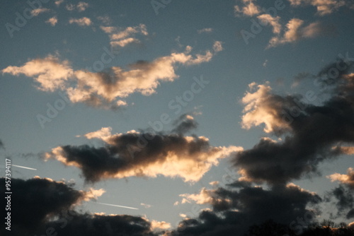 clouds in the sky