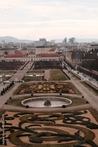 Outside of palace in Vienna