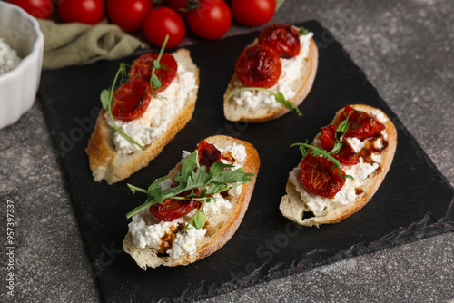 Gourmet bruschetta appetize...