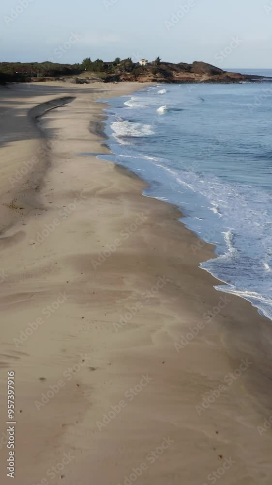2020 - Excellent aerial shot of the Papohaku, Hawaii shoreline. 2020 - Excellent aerial shot of the Papohaku, Hawaii shoreline.