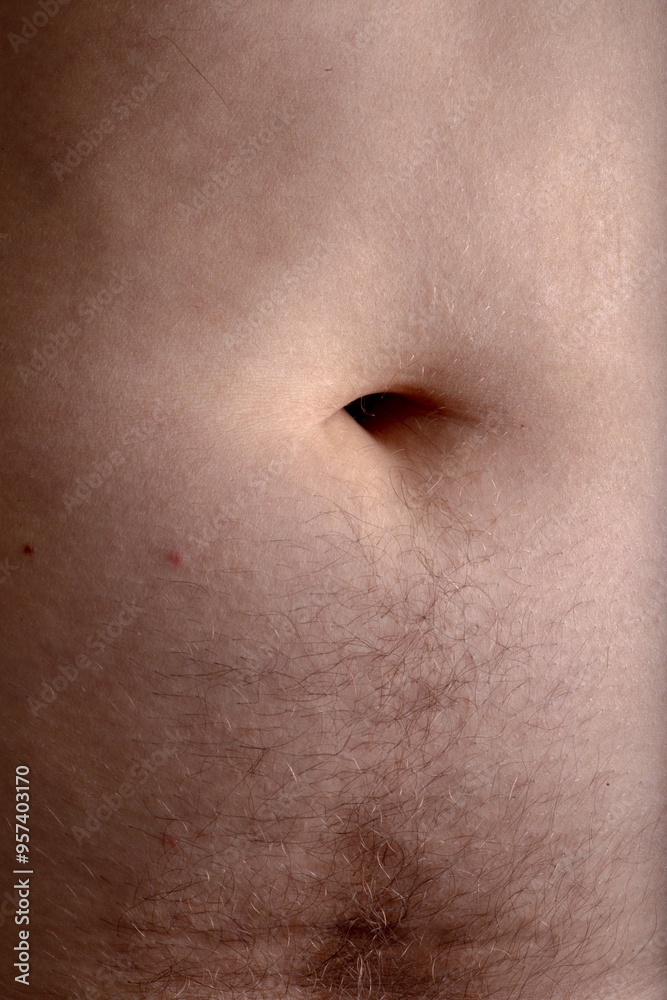 Fototapeta premium close up of belly button
