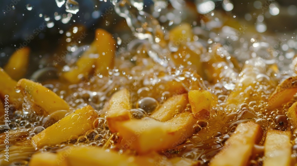 French fries fried in oil Generative AI French fries fried in oil Generative AI