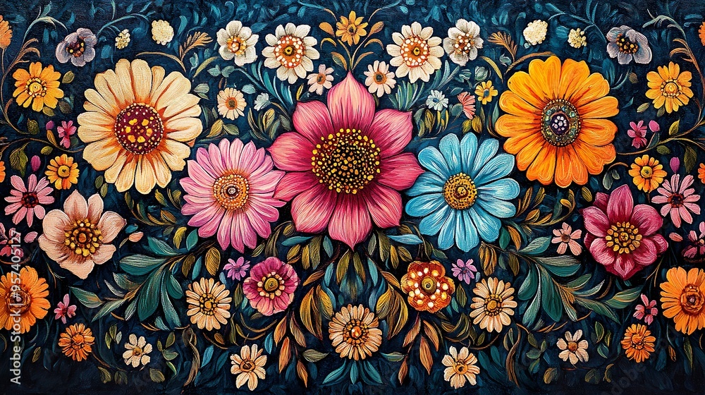Colorful Indian art with intricate patterns and cultural symbolism picture Colorful Indian art with intricate patterns and cultural symbolism picture