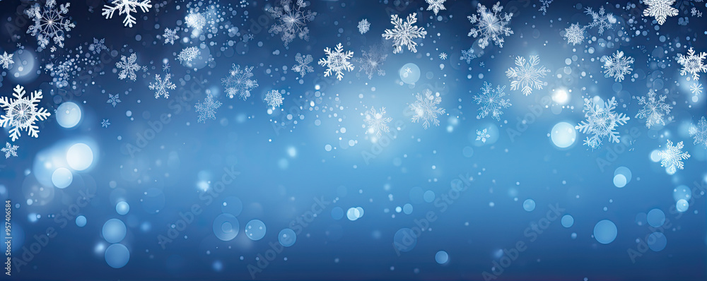 Winter snowflakes backgorund. Blue christmass Winter snowflakes backgorund. Blue christmass