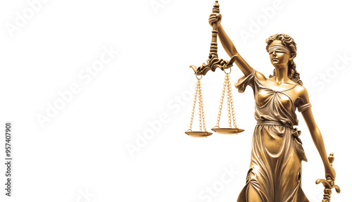 Legal law concept. Statue of Lady Justice.