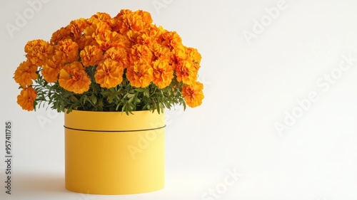 A summer bouquet of marigol...