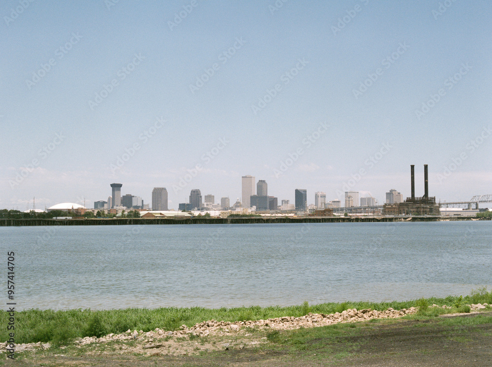 New Orleans and Lake Pontchartrain Landscape New Orleans and Lake Pontchartrain Landscape