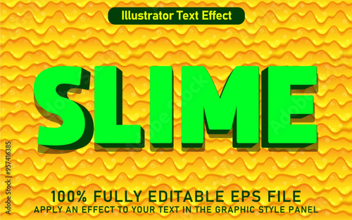 EDITABLE SLIME TEXT EFFECT
