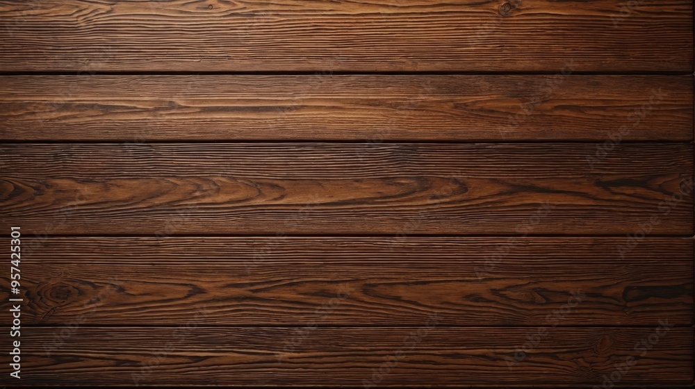 Dark Wood Background With Wooden Grain Pattern Dark Wood Background With Wooden Grain Pattern
