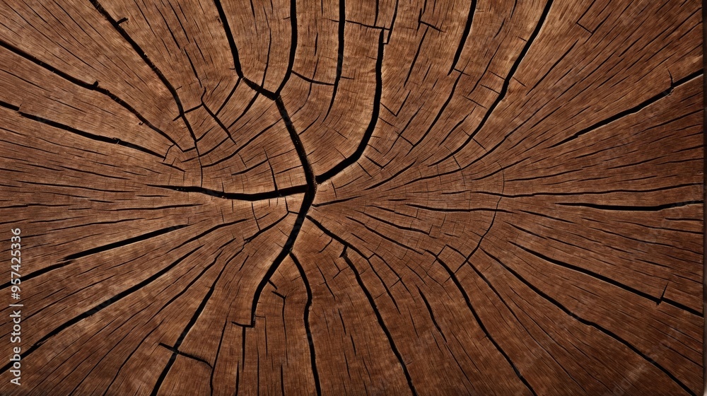 Fototapeta premium Close Up View of Tree Trunk