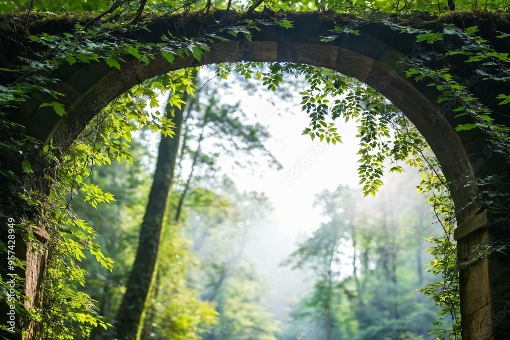 Naklejka premium through the window