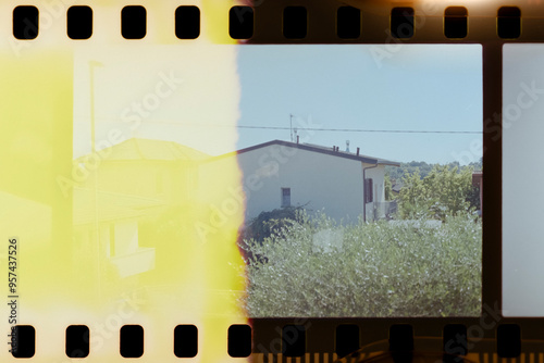 Film First Strip with Partial Exposure 