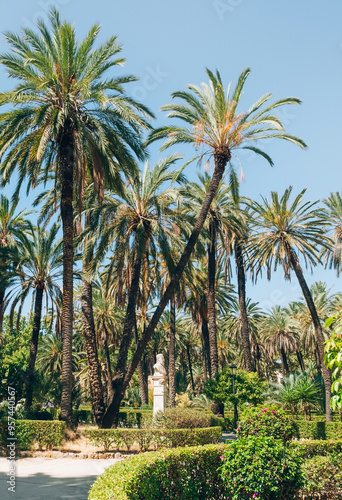 Wallpaper Mural Palermo palm trees  Torontodigital.ca