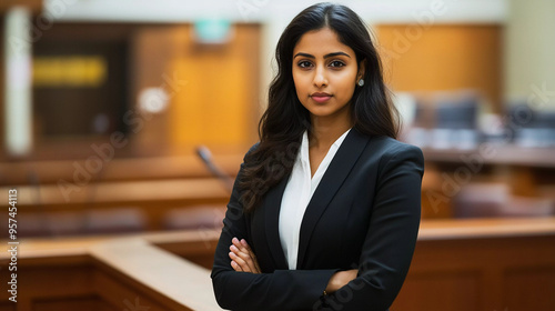 Young female advocate portrait