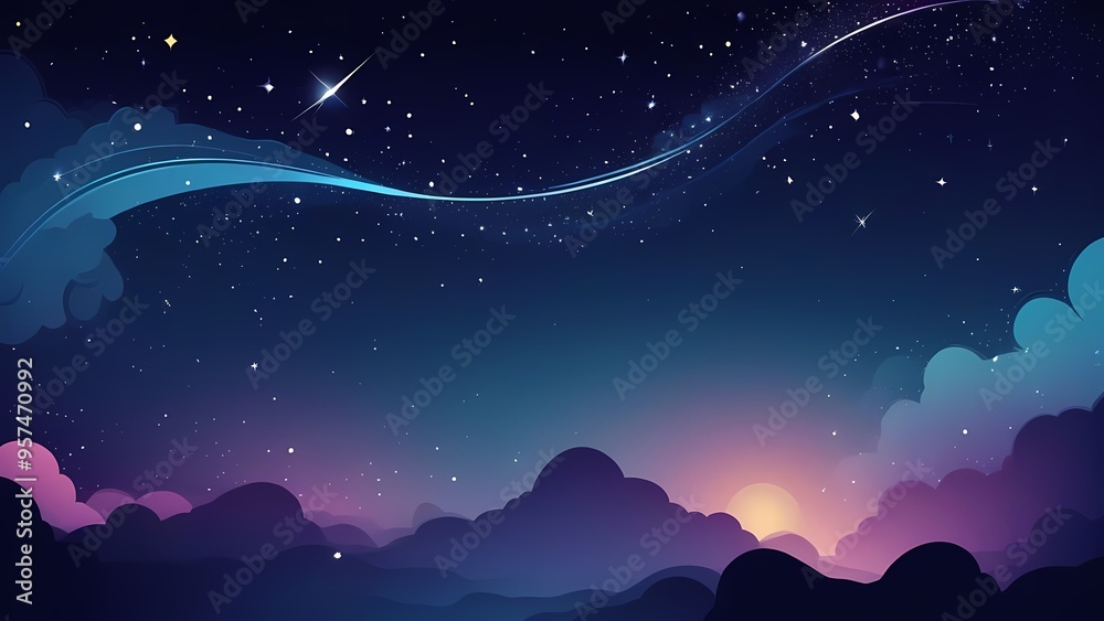 Fototapeta premium night sky and stars