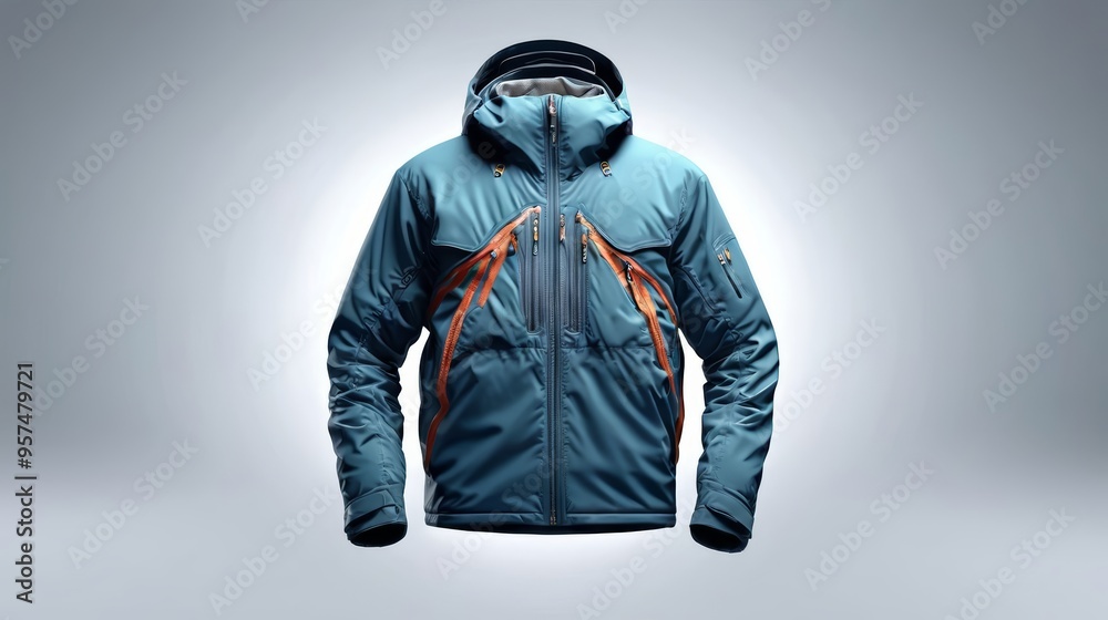 Blue Jacket With Hood Blue Jacket With Hood
