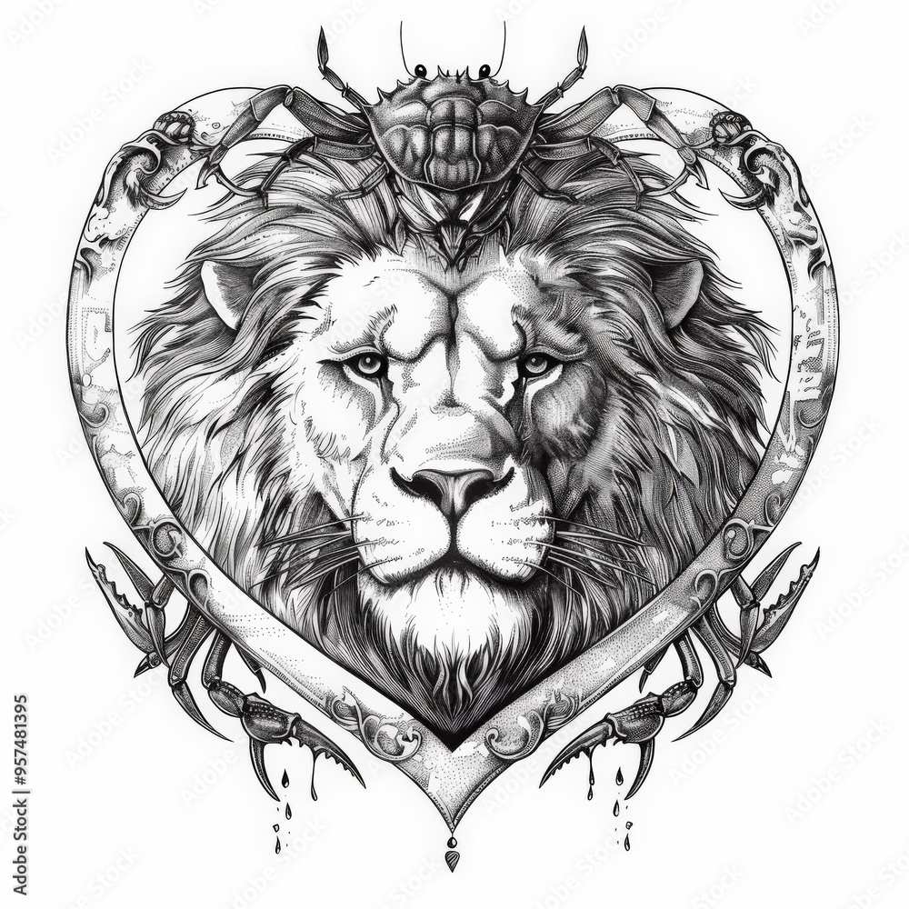 lion, crab, heart, vector, animal, head, lion, tattoo, cat, face, illustration, wild, art, logo, design, black, tribal, mammal, silhouette, predator, feline, symbol, power, drawing, mascot, wildlife, lion, crab, heart, vector, animal, head, lion, tattoo, cat, face, illustration, wild, art, logo, design, black, tribal, mammal, silhouette, predator, feline, symbol, power, drawing, mascot, wildlife,