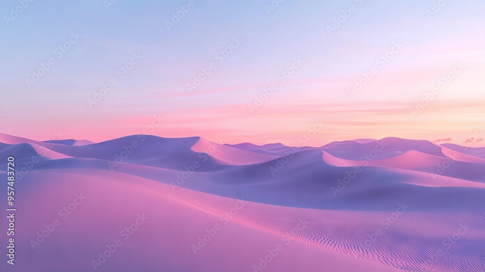 High mountain range views the desert at sunset, showcasing a vibrant pink and blue sky High mountain range views the desert at sunset, showcasing a vibrant pink and blue sky