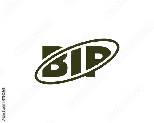 BIP logo design vector template. BIP