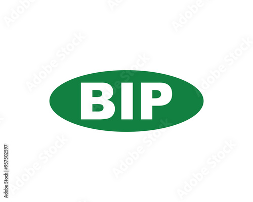 BIP logo design vector template. BIP