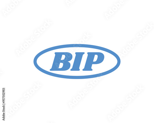 BIP logo design vector template. BIP