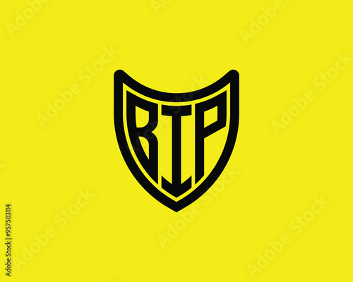 BIP logo design vector template. BIP