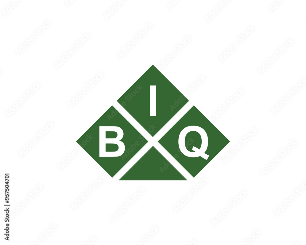 BIQ logo design vector template. BIQ BIQ logo design vector template. BIQ