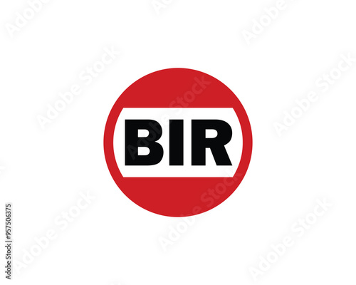 BIR Logo design vector template. BIR