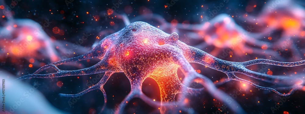 Human brain stimulation or activity with neuron close-up 3D rendering illustration. Neurology, cognition, neuronal network, psychology, neuroscience scientific concepts design Human brain stimulation or activity with neuron close-up 3D rendering illustration. Neurology, cognition, neuronal network, psychology, neuroscience scientific concepts design