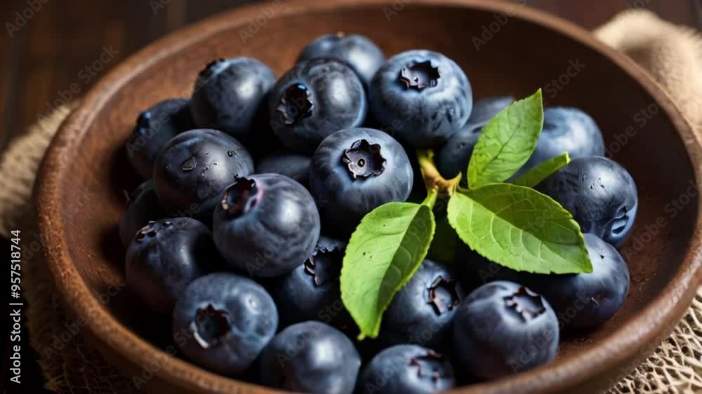 Blueberries on and near the plate. Blueberries on and near the plate.